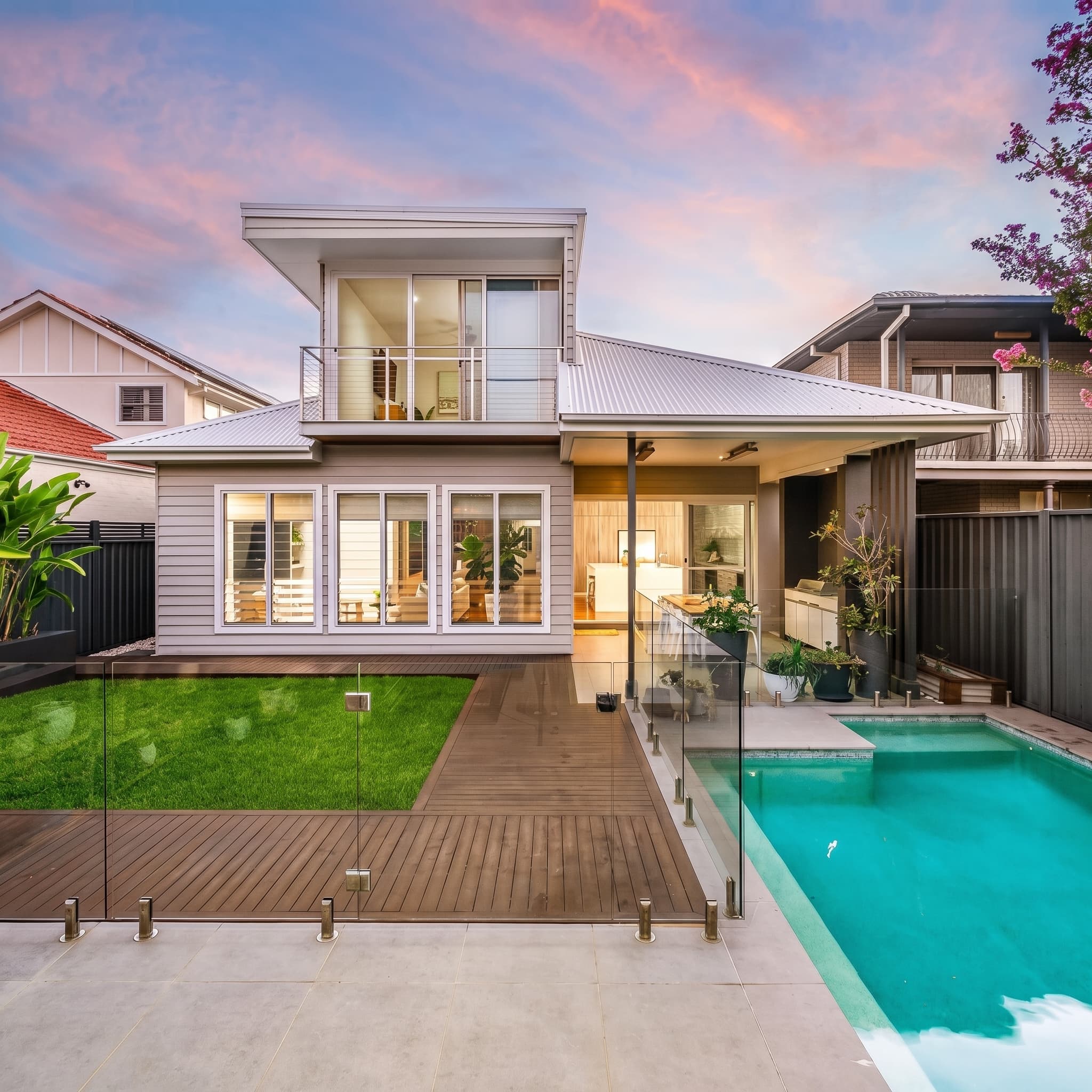 The five-bedroom Hamilton East home with a pool that MacKenzie helped secure in Newcastle.